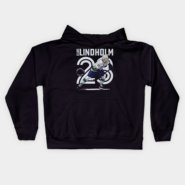 Elias Lindholm Vancouver Inline Kids Hoodie by binchudala